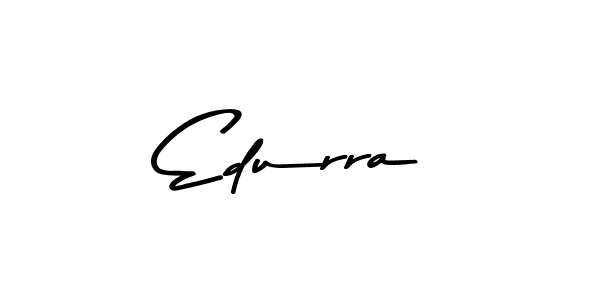 Use a signature maker to create a handwritten signature online. With this signature software, you can design (Asem Kandis PERSONAL USE) your own signature for name Edurra. Edurra signature style 9 images and pictures png