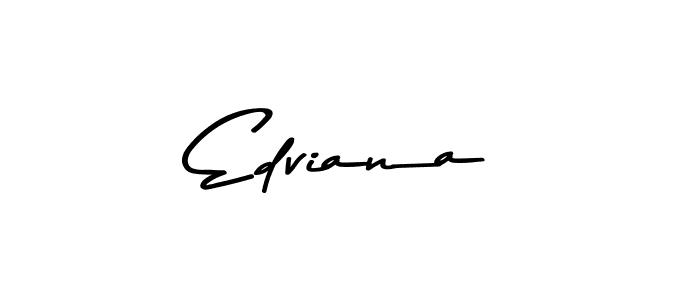 How to make Edviana signature? Asem Kandis PERSONAL USE is a professional autograph style. Create handwritten signature for Edviana name. Edviana signature style 9 images and pictures png