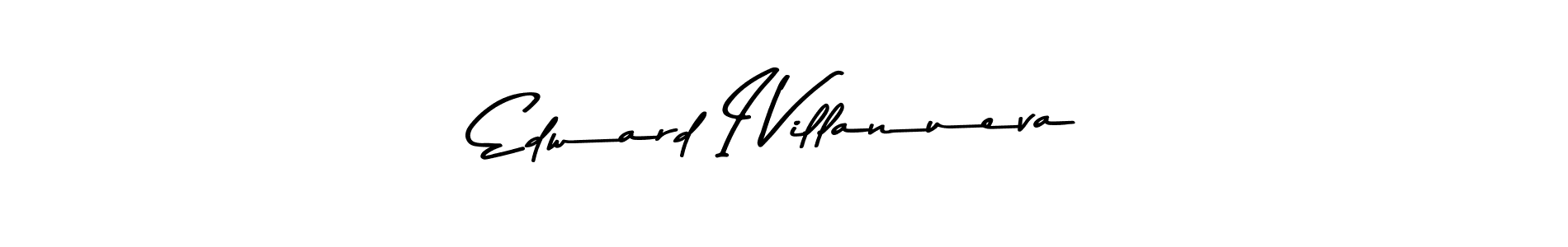 How to make Edward I Villanueva signature? Asem Kandis PERSONAL USE is a professional autograph style. Create handwritten signature for Edward I Villanueva name. Edward I Villanueva signature style 9 images and pictures png