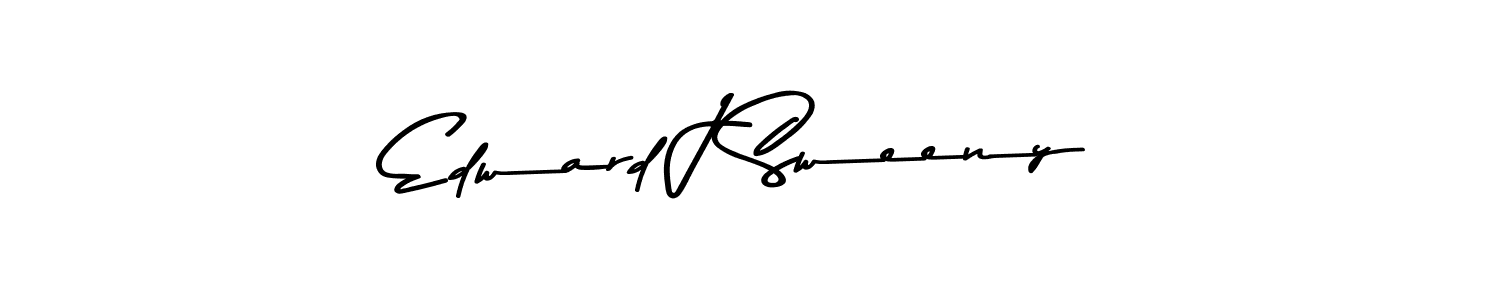 Create a beautiful signature design for name Edward J Sweeny. With this signature (Asem Kandis PERSONAL USE) fonts, you can make a handwritten signature for free. Edward J Sweeny signature style 9 images and pictures png
