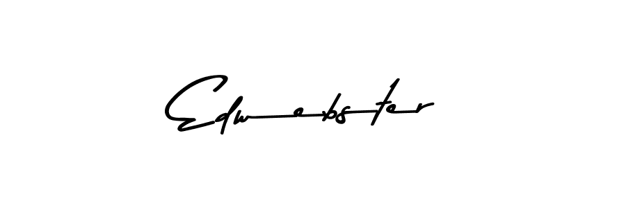 How to make Edwebster signature? Asem Kandis PERSONAL USE is a professional autograph style. Create handwritten signature for Edwebster name. Edwebster signature style 9 images and pictures png