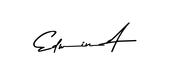 You should practise on your own different ways (Asem Kandis PERSONAL USE) to write your name (Edwin A) in signature. don't let someone else do it for you. Edwin A signature style 9 images and pictures png