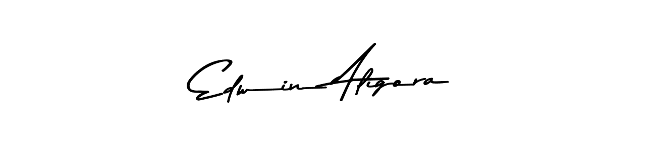 How to make Edwin Aligora signature? Asem Kandis PERSONAL USE is a professional autograph style. Create handwritten signature for Edwin Aligora name. Edwin Aligora signature style 9 images and pictures png