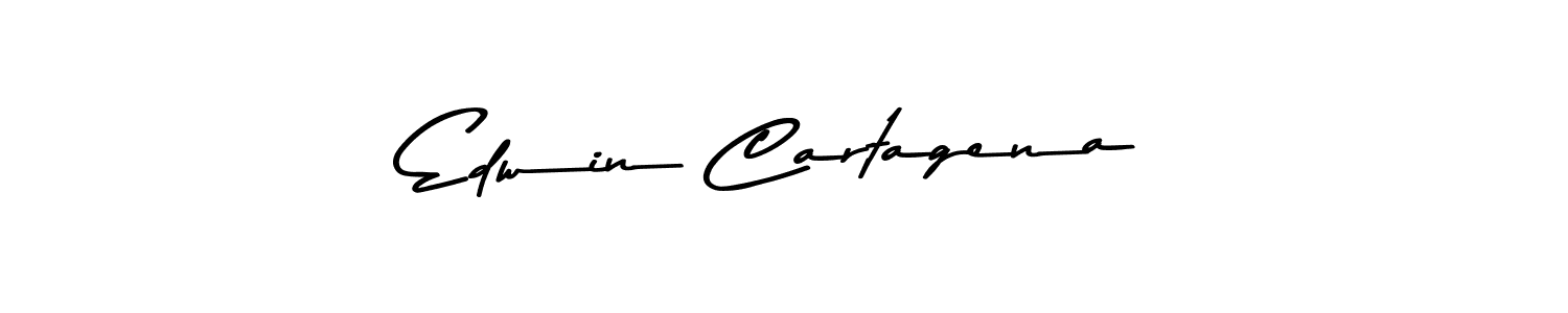 How to make Edwin Cartagena name signature. Use Asem Kandis PERSONAL USE style for creating short signs online. This is the latest handwritten sign. Edwin Cartagena signature style 9 images and pictures png