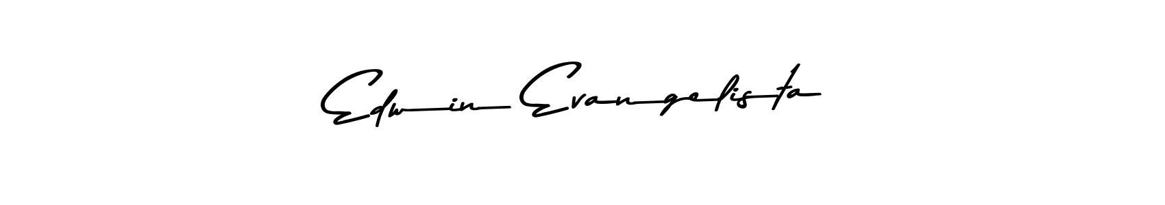 Edwin Evangelista stylish signature style. Best Handwritten Sign (Asem Kandis PERSONAL USE) for my name. Handwritten Signature Collection Ideas for my name Edwin Evangelista. Edwin Evangelista signature style 9 images and pictures png