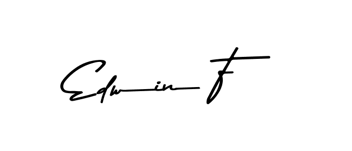 Similarly Asem Kandis PERSONAL USE is the best handwritten signature design. Signature creator online .You can use it as an online autograph creator for name Edwin F. Edwin F signature style 9 images and pictures png