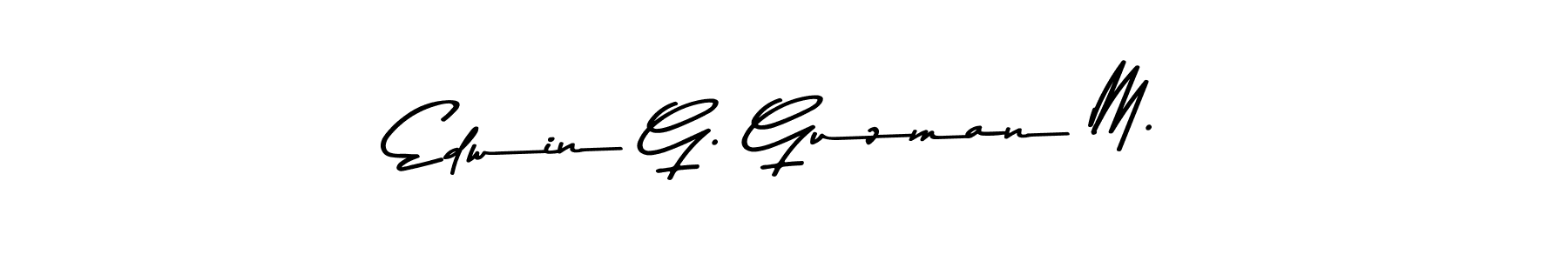 Make a beautiful signature design for name Edwin G. Guzman M.. Use this online signature maker to create a handwritten signature for free. Edwin G. Guzman M. signature style 9 images and pictures png