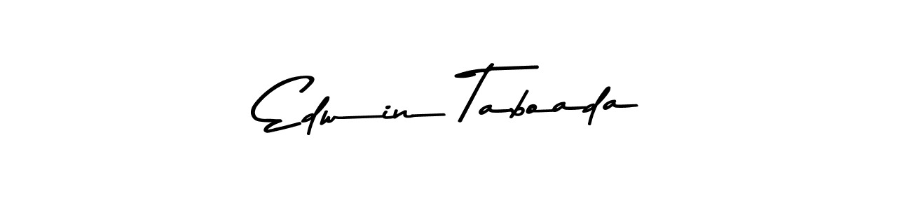 How to make Edwin Taboada signature? Asem Kandis PERSONAL USE is a professional autograph style. Create handwritten signature for Edwin Taboada name. Edwin Taboada signature style 9 images and pictures png