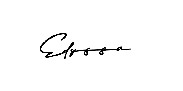 Use a signature maker to create a handwritten signature online. With this signature software, you can design (Asem Kandis PERSONAL USE) your own signature for name Edyssa. Edyssa signature style 9 images and pictures png