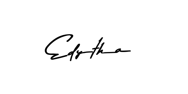 You should practise on your own different ways (Asem Kandis PERSONAL USE) to write your name (Edytha) in signature. don't let someone else do it for you. Edytha signature style 9 images and pictures png