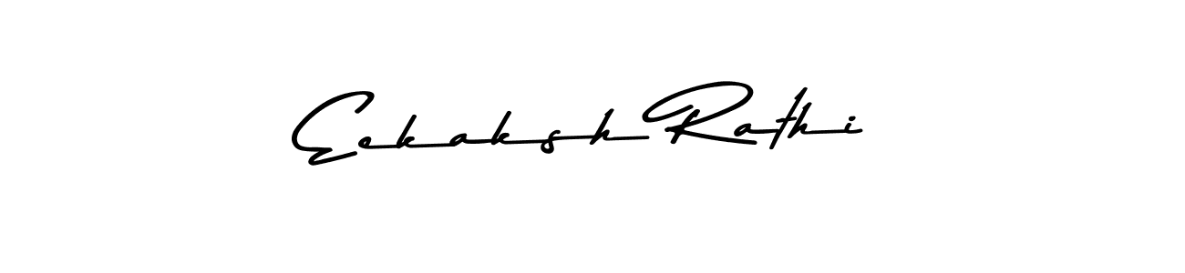 Create a beautiful signature design for name Eekaksh Rathi. With this signature (Asem Kandis PERSONAL USE) fonts, you can make a handwritten signature for free. Eekaksh Rathi signature style 9 images and pictures png