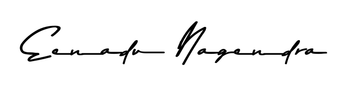 Design your own signature with our free online signature maker. With this signature software, you can create a handwritten (Asem Kandis PERSONAL USE) signature for name Eenadu Nagendra. Eenadu Nagendra signature style 9 images and pictures png