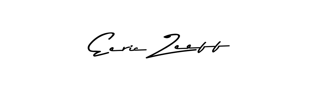 Design your own signature with our free online signature maker. With this signature software, you can create a handwritten (Asem Kandis PERSONAL USE) signature for name Eeric Zeeff. Eeric Zeeff signature style 9 images and pictures png