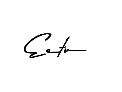 This is the best signature style for the Eetu name. Also you like these signature font (Asem Kandis PERSONAL USE). Mix name signature. Eetu signature style 9 images and pictures png