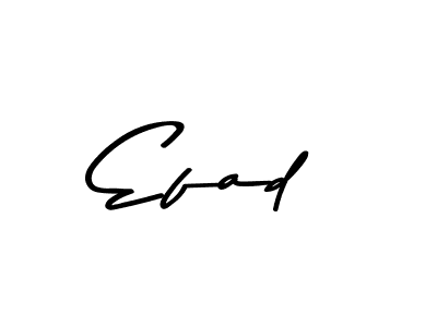 You should practise on your own different ways (Asem Kandis PERSONAL USE) to write your name (Efad) in signature. don't let someone else do it for you. Efad signature style 9 images and pictures png