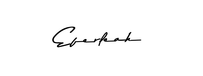 Create a beautiful signature design for name Eferleah. With this signature (Asem Kandis PERSONAL USE) fonts, you can make a handwritten signature for free. Eferleah signature style 9 images and pictures png