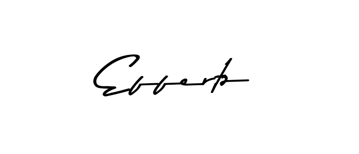 Create a beautiful signature design for name Effertz. With this signature (Asem Kandis PERSONAL USE) fonts, you can make a handwritten signature for free. Effertz signature style 9 images and pictures png