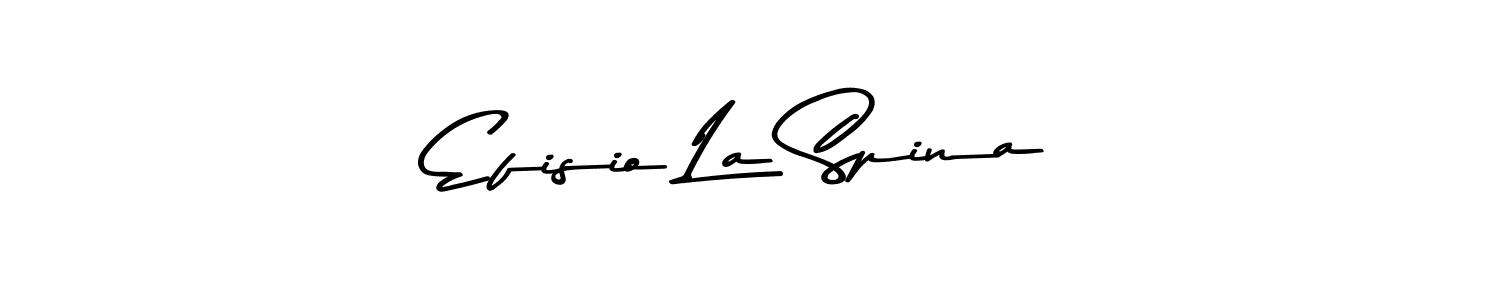 This is the best signature style for the Efisio La Spina name. Also you like these signature font (Asem Kandis PERSONAL USE). Mix name signature. Efisio La Spina signature style 9 images and pictures png