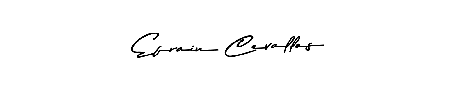 Create a beautiful signature design for name Efrain Cevallos. With this signature (Asem Kandis PERSONAL USE) fonts, you can make a handwritten signature for free. Efrain Cevallos signature style 9 images and pictures png