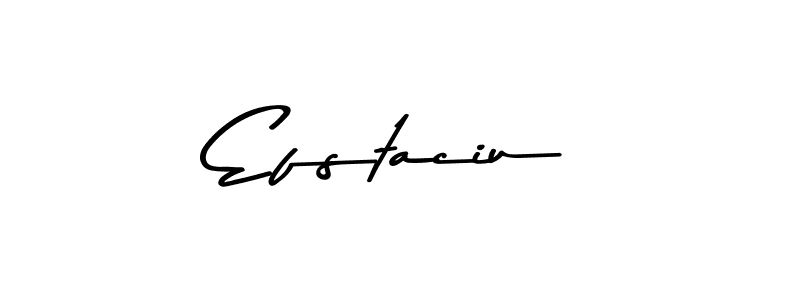 Efstaciu stylish signature style. Best Handwritten Sign (Asem Kandis PERSONAL USE) for my name. Handwritten Signature Collection Ideas for my name Efstaciu. Efstaciu signature style 9 images and pictures png