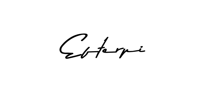 How to Draw Efterpi signature style? Asem Kandis PERSONAL USE is a latest design signature styles for name Efterpi. Efterpi signature style 9 images and pictures png