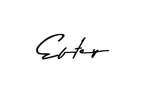 How to make Eftey signature? Asem Kandis PERSONAL USE is a professional autograph style. Create handwritten signature for Eftey name. Eftey signature style 9 images and pictures png