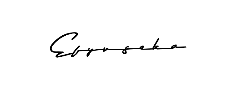 Design your own signature with our free online signature maker. With this signature software, you can create a handwritten (Asem Kandis PERSONAL USE) signature for name Efyuseka. Efyuseka signature style 9 images and pictures png