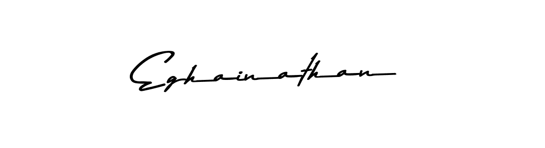 Use a signature maker to create a handwritten signature online. With this signature software, you can design (Asem Kandis PERSONAL USE) your own signature for name Eghainathan. Eghainathan signature style 9 images and pictures png