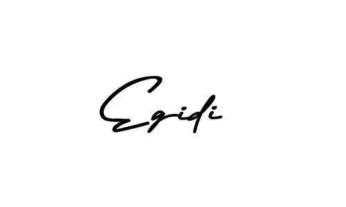 Use a signature maker to create a handwritten signature online. With this signature software, you can design (Asem Kandis PERSONAL USE) your own signature for name Egidi. Egidi signature style 9 images and pictures png