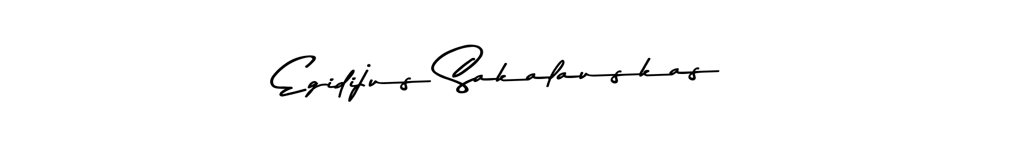 Make a beautiful signature design for name Egidijus Sakalauskas. With this signature (Asem Kandis PERSONAL USE) style, you can create a handwritten signature for free. Egidijus Sakalauskas signature style 9 images and pictures png