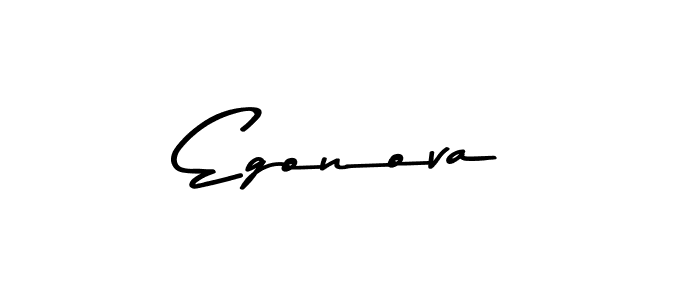 Make a beautiful signature design for name Egonova. With this signature (Asem Kandis PERSONAL USE) style, you can create a handwritten signature for free. Egonova signature style 9 images and pictures png