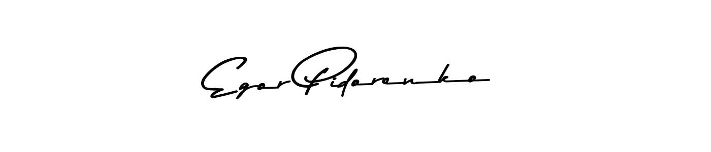 Create a beautiful signature design for name Egor Pidorenko. With this signature (Asem Kandis PERSONAL USE) fonts, you can make a handwritten signature for free. Egor Pidorenko signature style 9 images and pictures png