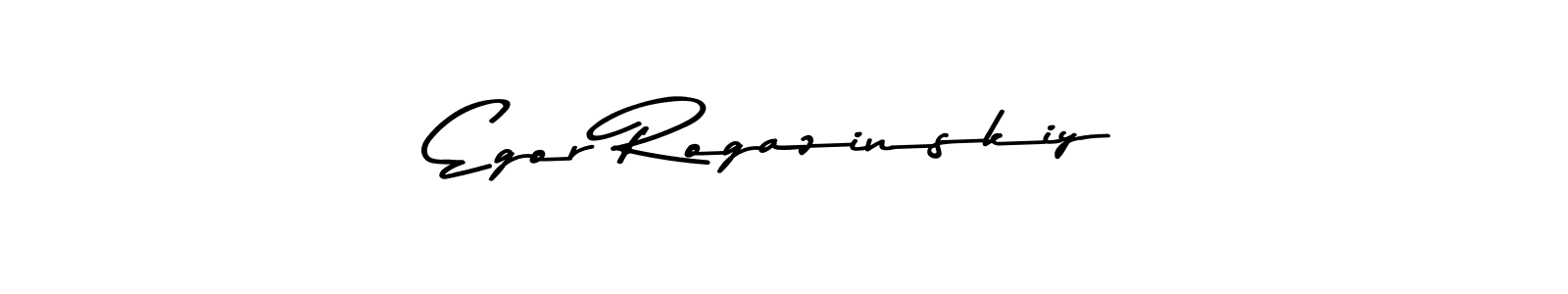 This is the best signature style for the Egor Rogazinskiy name. Also you like these signature font (Asem Kandis PERSONAL USE). Mix name signature. Egor Rogazinskiy signature style 9 images and pictures png