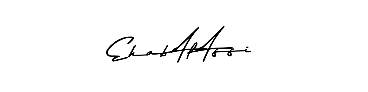 Ehab Al Assi stylish signature style. Best Handwritten Sign (Asem Kandis PERSONAL USE) for my name. Handwritten Signature Collection Ideas for my name Ehab Al Assi. Ehab Al Assi signature style 9 images and pictures png