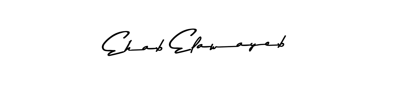 Make a beautiful signature design for name Ehab Elawayeb. Use this online signature maker to create a handwritten signature for free. Ehab Elawayeb signature style 9 images and pictures png