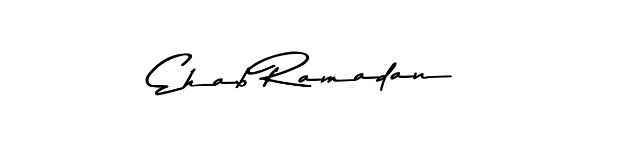 It looks lik you need a new signature style for name Ehab Ramadan. Design unique handwritten (Asem Kandis PERSONAL USE) signature with our free signature maker in just a few clicks. Ehab Ramadan signature style 9 images and pictures png