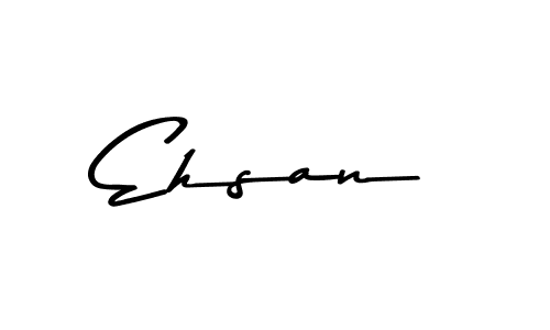 Design your own signature with our free online signature maker. With this signature software, you can create a handwritten (Asem Kandis PERSONAL USE) signature for name Ehsan. Ehsan signature style 9 images and pictures png