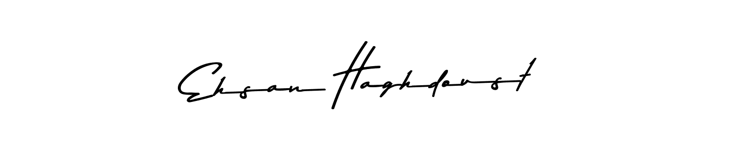 Make a beautiful signature design for name Ehsan Haghdoust. With this signature (Asem Kandis PERSONAL USE) style, you can create a handwritten signature for free. Ehsan Haghdoust signature style 9 images and pictures png