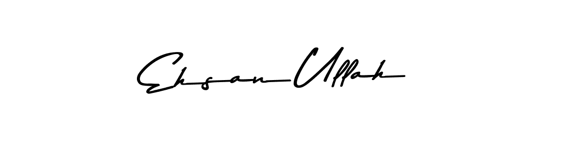 Design your own signature with our free online signature maker. With this signature software, you can create a handwritten (Asem Kandis PERSONAL USE) signature for name Ehsan Ullah. Ehsan Ullah signature style 9 images and pictures png