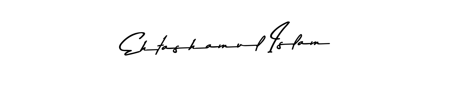 How to make Ehtashamul Islam name signature. Use Asem Kandis PERSONAL USE style for creating short signs online. This is the latest handwritten sign. Ehtashamul Islam signature style 9 images and pictures png