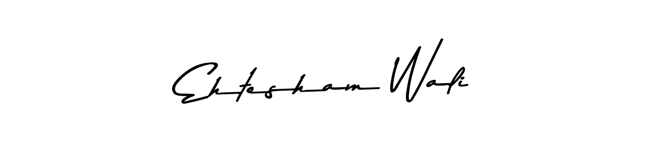 Design your own signature with our free online signature maker. With this signature software, you can create a handwritten (Asem Kandis PERSONAL USE) signature for name Ehtesham Wali. Ehtesham Wali signature style 9 images and pictures png