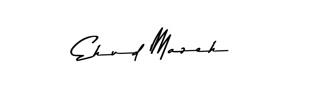 Ehud Mazeh stylish signature style. Best Handwritten Sign (Asem Kandis PERSONAL USE) for my name. Handwritten Signature Collection Ideas for my name Ehud Mazeh. Ehud Mazeh signature style 9 images and pictures png