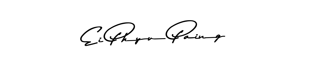 You should practise on your own different ways (Asem Kandis PERSONAL USE) to write your name (Ei Phyu Paing) in signature. don't let someone else do it for you. Ei Phyu Paing signature style 9 images and pictures png