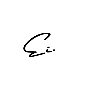How to make Ei. name signature. Use Asem Kandis PERSONAL USE style for creating short signs online. This is the latest handwritten sign. Ei. signature style 9 images and pictures png