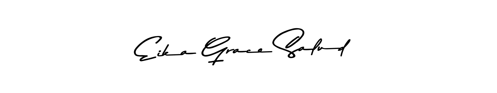 Here are the top 10 professional signature styles for the name Eika Grace Salud. These are the best autograph styles you can use for your name. Eika Grace Salud signature style 9 images and pictures png