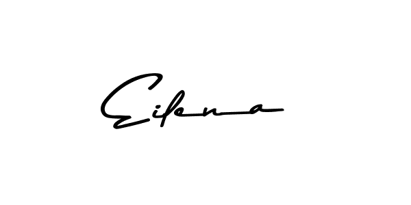 How to make Eilena name signature. Use Asem Kandis PERSONAL USE style for creating short signs online. This is the latest handwritten sign. Eilena signature style 9 images and pictures png
