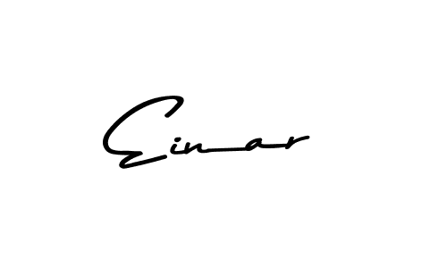 Use a signature maker to create a handwritten signature online. With this signature software, you can design (Asem Kandis PERSONAL USE) your own signature for name Einar. Einar signature style 9 images and pictures png