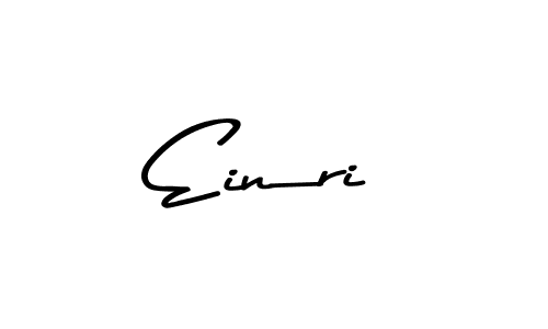 How to make Einri name signature. Use Asem Kandis PERSONAL USE style for creating short signs online. This is the latest handwritten sign. Einri signature style 9 images and pictures png