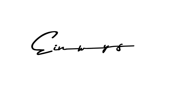 Also we have Einwys name is the best signature style. Create professional handwritten signature collection using Asem Kandis PERSONAL USE autograph style. Einwys signature style 9 images and pictures png