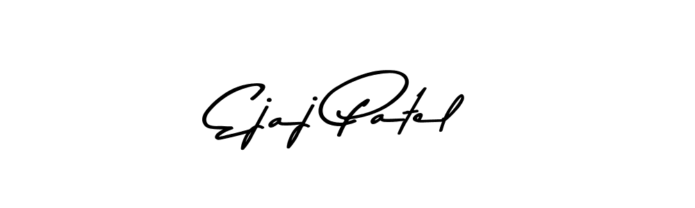 This is the best signature style for the Ejaj Patel name. Also you like these signature font (Asem Kandis PERSONAL USE). Mix name signature. Ejaj Patel signature style 9 images and pictures png